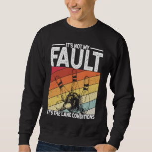 Bowlingkugel Pin Bowler Strike Team Bowlingbahn Sweatshirt