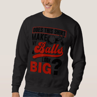 Bowlingkugeln Bowlingspieler Sweatshirt