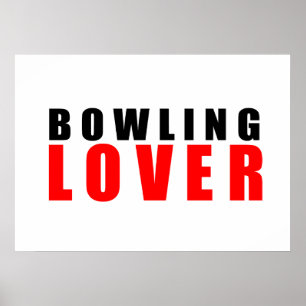 Bowlingliebhaber Poster