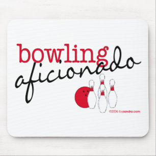 Bowlings-Anhänger Mousepad