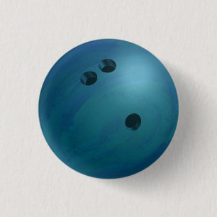 Bowlings-Ball-Blau Button