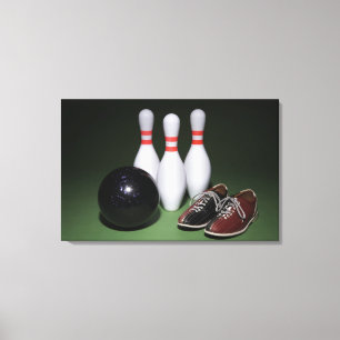 Bowlings-Ball Leinwanddruck