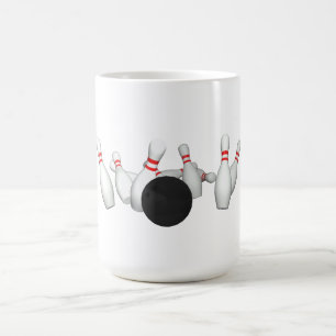 Bowlings-Ball u. Buttone: Modell 3D: Kaffeetasse