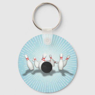 Bowlings-Ball u. Buttone: Modell 3D: Schlüsselanhänger