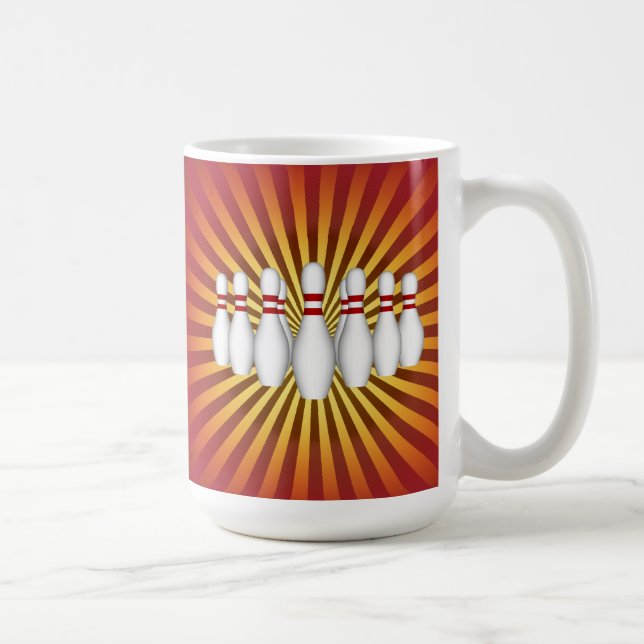 Bowlings-Buttone: Modell 3D: Kaffee-Tasse Kaffeetasse (Rechts)