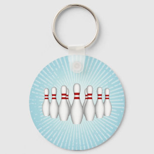 Bowlings-Buttone: Modell 3D: Schlüsselanhänger