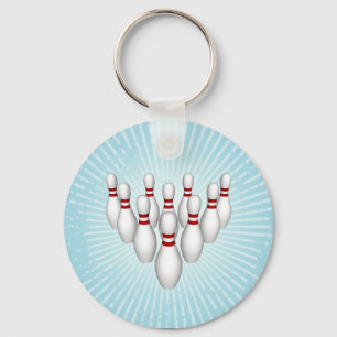 Bowlings-Buttone: Modell 3D: Schlüsselanhänger