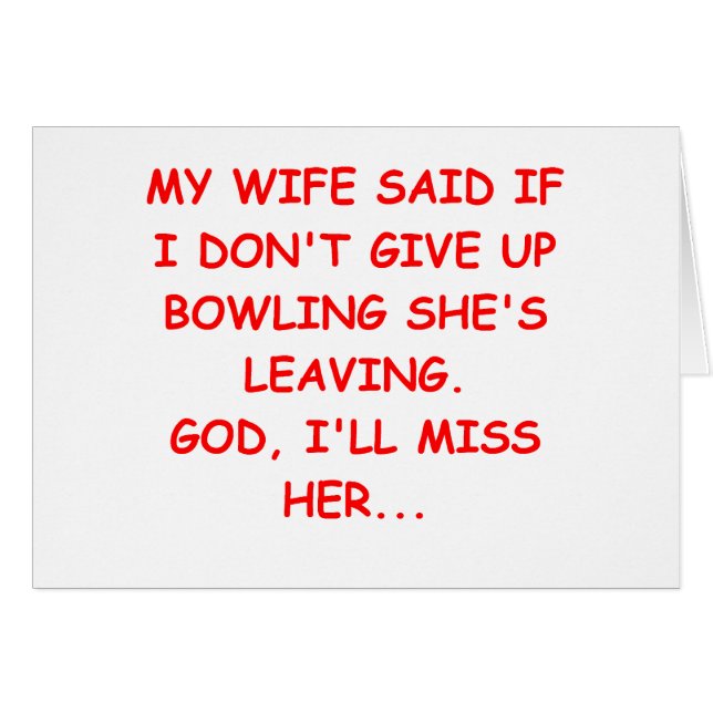 BOWLINGS-Geschenk-T - Shirts (Vorderseite (Horizontal))