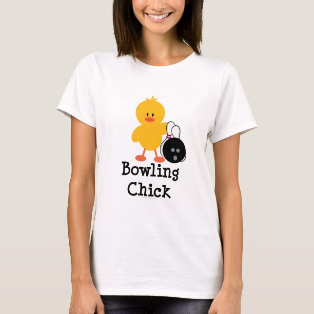 Bowlings-Küken-T-Shirt T-Shirt (Vorderseite)