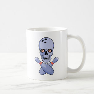 Bowlings-Schädel Kaffeetasse