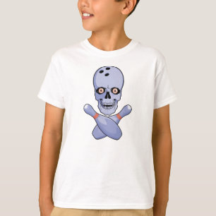 Bowlings-Schädel T-Shirt