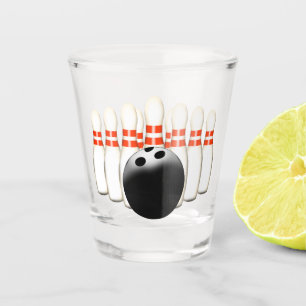 Bowlings-Schuss-Glas Schnapsglas