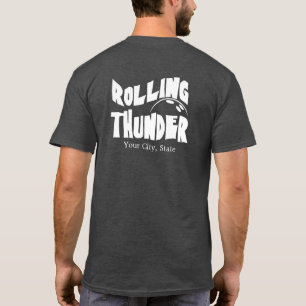 Bowlings-Team-Logo - Rollen-Donner T-Shirt