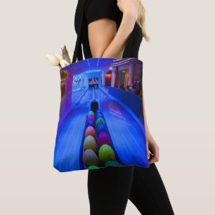 Bowlings-Weg-Ball-Schwarz-helle FarbTaschen-Tasche Tasche