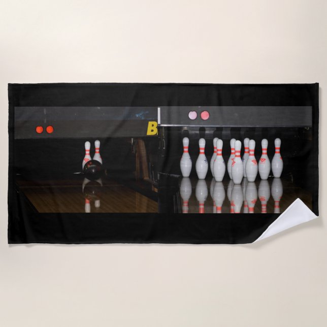 BowlingsBadetuch Strandtuch (Vorderseite)