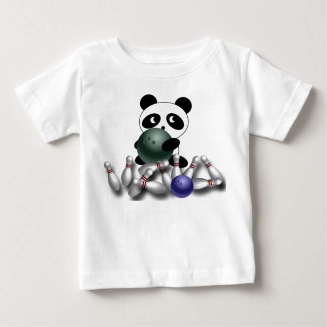 Bowlingsspaß Baby T-shirt (Vorderseite)