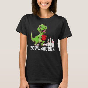 Bowlosaurus Bowling Player Bowler Sports Graphic T-Shirt