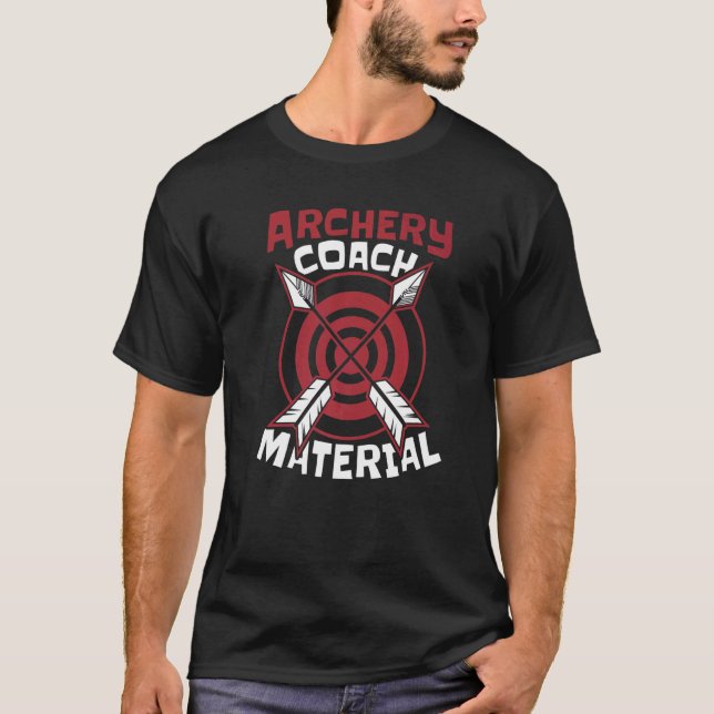Bowman Bow Arrow Archery Coach T-Shirt (Vorderseite)