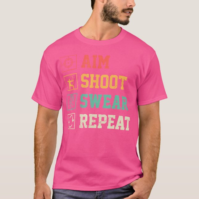 Bowman Bowhunter Bow und Arrow Bow Jagen T-Shirt (Vorderseite)