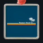 Bowman's Beach Florida Ornament Aus Metall<br><div class="desc">Bowman's Beach auf der Insel Sanibel Florida ist abgeschieden und malerisch und beliebt bei Muschelsammlern.</div>