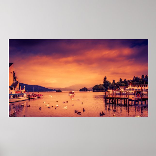 Bowness auf Windermere Poster (Vorne)