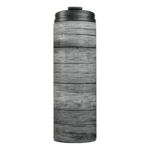 Bowood gray grain textur thermosbecher