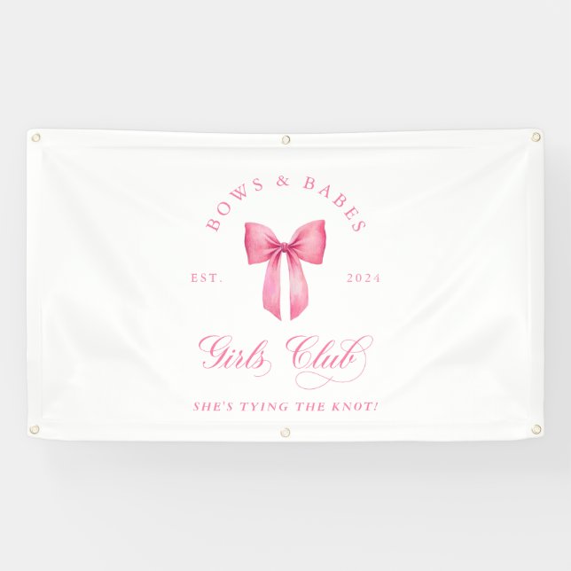 Bows and Babes Girls Club Banner (Horizontal)