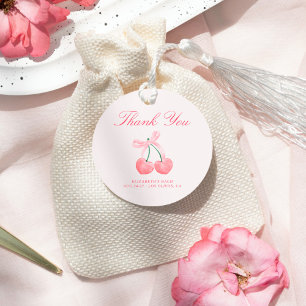 Bows & Babes Coquette Kirschen Junggesellinnenabsc Geschenkanhänger