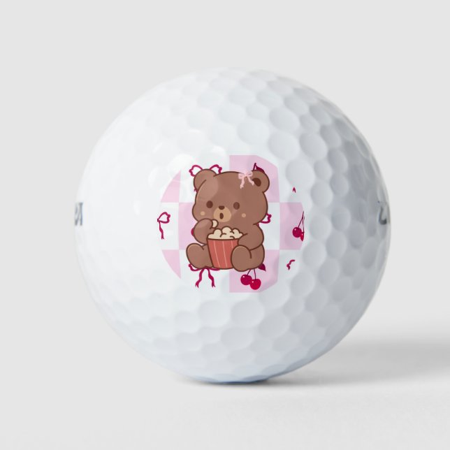 Bows & Bears Golf Balls Golfball (Vorderseite)