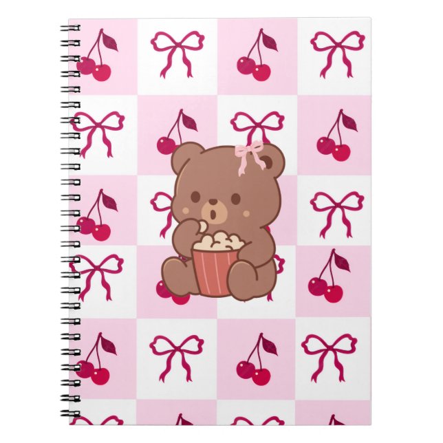 Bows & Bears Notebook Notizblock (Vorderseite)
