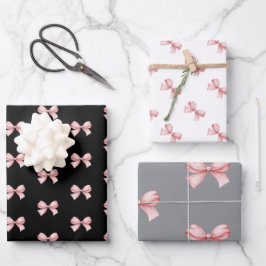Bows Bows Geschenkpapier Set
