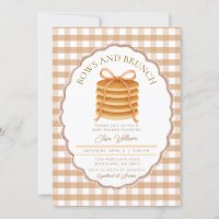 Bows und Brunch Pancake Baby Dusche