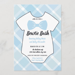 Bowtie Bash Southern Baby Dusche Einladung