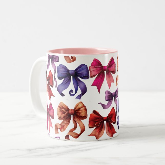 Bowtie for Dream-Two-Tone-Tasse Zweifarbige Tasse (Vorderseite Links)