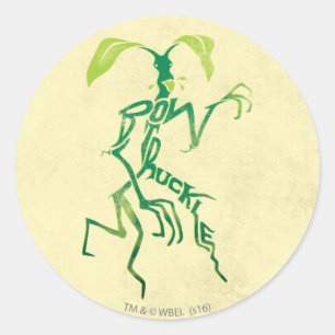 BOWTRUCKLE™ PICKETT™ Typografie Graphic Runder Aufkleber