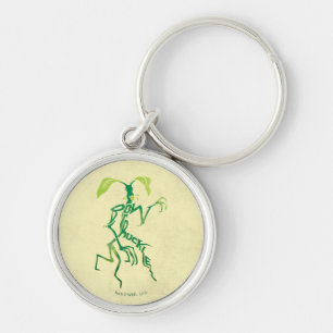 BOWTRUCKLE™ PICKETT™ Typografie Graphic Schlüsselanhänger