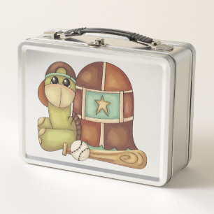 Box Adorable Tommy Turtle Boîte à lunch en acier ino