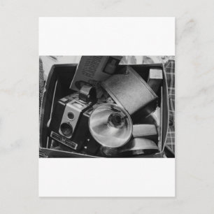 Box alter Kodak Kameras Postkarte