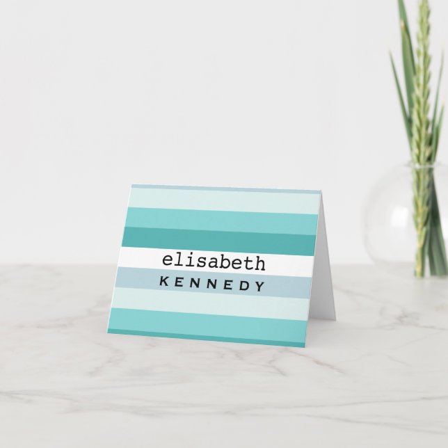 Box Aqua Blue Streifen (Vorderseite)