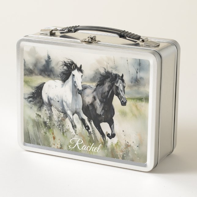 Box Belle boîte à lunch Wild Horses (Devant)