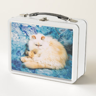 Box Boîte à lunch avec photo de chat persan