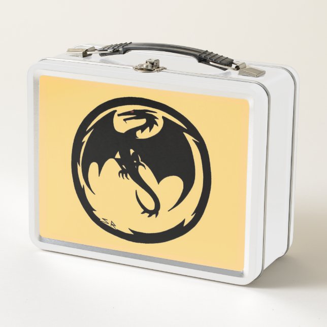 Box Boîte à lunch Black Dragon Gold (Devant)