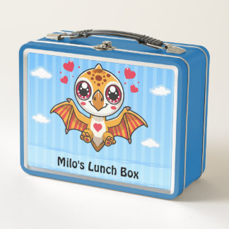 Box Boîte à lunch Cute Dinosaur - Ajouter un nom