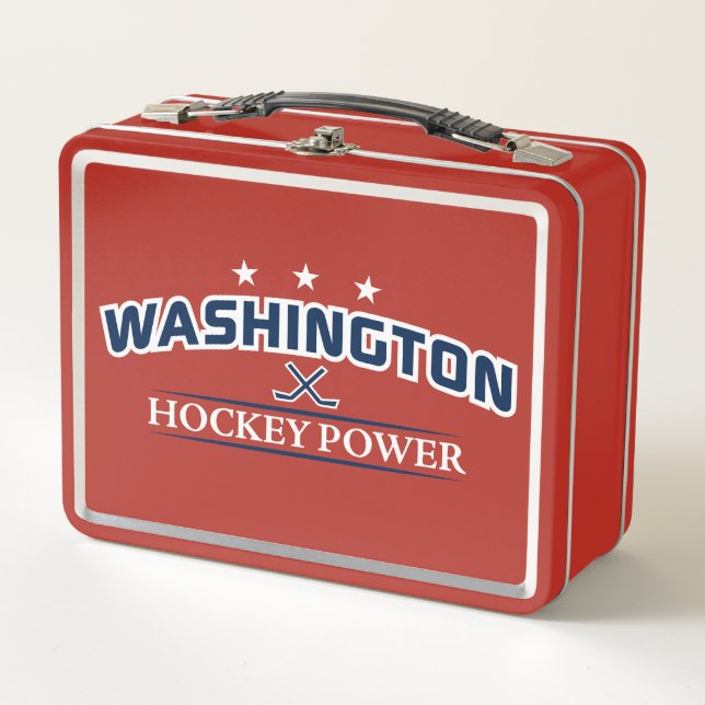 Box Boîte à lunch de Washington Hockey Power (Devant)