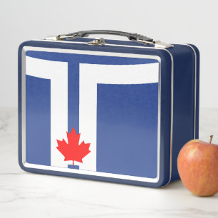 Box Boîte à lunch en acier inoxydable avec drapeau de 