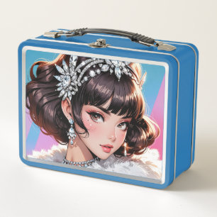 Box Boîte à lunch en métal/boîte cosmétique