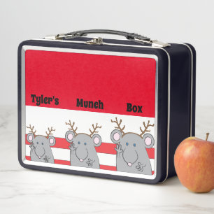 Box Boîte à lunch en métal ChristMouse
