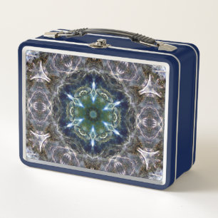 Box Boîte à lunch en métal de folk Mandala