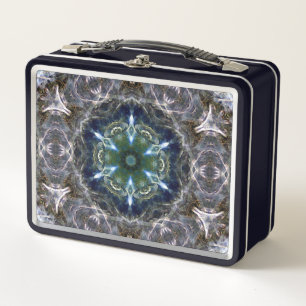 Box Boîte à lunch en métal de folk Mandala