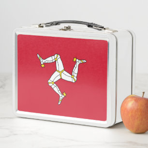 Box Boîte à lunch en métal inoxydable avec drapeau de